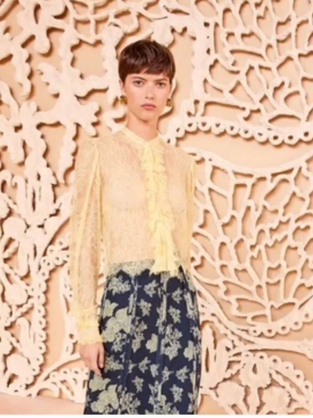 NWT Ulla Johnson Cecile Lace Top